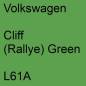 Preview: Volkswagen, Cliff (Rallye) Green, L61A.